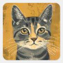 Recherche de de chat tigré autocollants Animal de compagnie