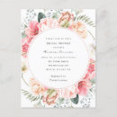 Recherche de floraison invitations Bride