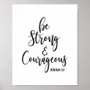 Recherche de fort et courageux posters Joshua