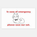 Suche nach retten sie meine katzen aufkleber Rettung
