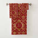 Recherche de damassé rouge maison deco Floral