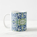 Recherche de floral bleu et vert tasses Pour eux