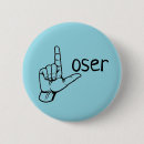 Recherche de perdant badges Amusant