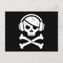 Recherche de drapeaux croisés cartes postales Crâne