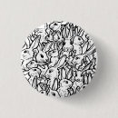 Recherche de lapin blanc badges Amusant
