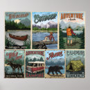 Recherche de canoës posters Vintage
