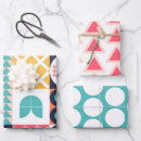 Recherche de fleur géométrique papier cadeau Formes