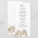 Recherche de feuille de palmier mariage menus Typographie