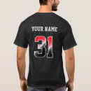 Suche nach personalisierte baseball tshirts Zahl