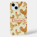 Recherche de poule de coq iphone coques Motif de poulet