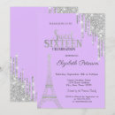 Recherche de paris 16ans anniversaire invitations Élégant