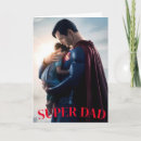 Recherche de superhéros vœux cartes Dad