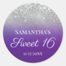 Recherche de purple silver autocollants Anniversaire