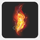 Recherche de oiseau phoenix autocollants Plumes