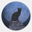 Suche nach mondschein party aufkleber Katze