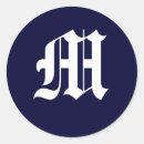 Suche nach wedding monogram stickers aufkleber Blau und weiß