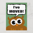 Recherche de bulle parole cartes postales Changement d'adresse