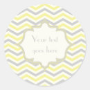 Recherche de chevron jaune et gris autocollants Motif
