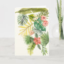 Recherche de tropiques vœux cartes Aquarelle