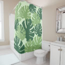 Recherche de tropical rideaux douche Vert