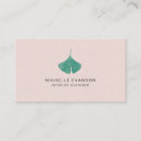 Recherche de ginkgo cartes visite Minimaliste