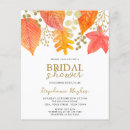 Suche nach fall bridal shower einladungen Blattwerk