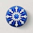 Recherche de flocons de neige badges Blanc