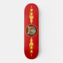 Recherche de tigre skateboards Rouge