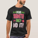 Recherche de noël drôle tshirts Parti