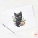 Suche nach niedliche schwarze katze aufkleber Blumenreich