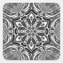 Recherche de conception de mandala autocollants Blanc