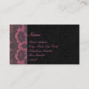 Recherche de noirs dentelle cartes visite Floral