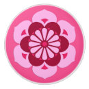 Recherche de fleur lotus de boutons et poignées de porte Mandala