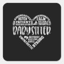 Recherche de babysitter autocollants Gardienne