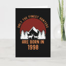 Recherche de chasseur anniversaire cartes Antlers