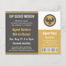 Recherche de secret agent invitations Confidentiel