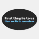 Recherche de mensonges autocollants Politique