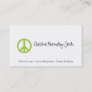 Suche nach friedenssymbol visitenkarten Friedenszeichen