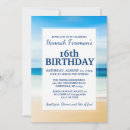 Recherche de ocean” 16ans anniversaire invitations Plage