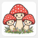 Recherche de champignons autocollants Cottagecore