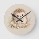 Recherche de hérissons horloges Hérisson mignon