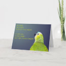 Recherche de amazone vœux cartes Perroquet