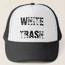 Recherche de déchets casquettes Blanc