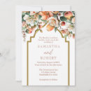 Recherche de peach floral invitations Couple