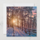 Recherche de la finlande vœux cartes Hiver