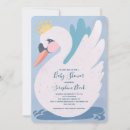 Recherche de cygne invitations Petite fille