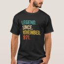 Recherche de légende 1971 tshirts Vieux