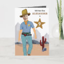 Recherche de sheriff vœux cartes Cactus