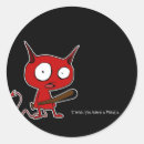 Recherche de le diable autocollants Humour