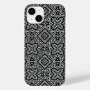 Recherche de géométrique noir et blanc iphone coques Tendance